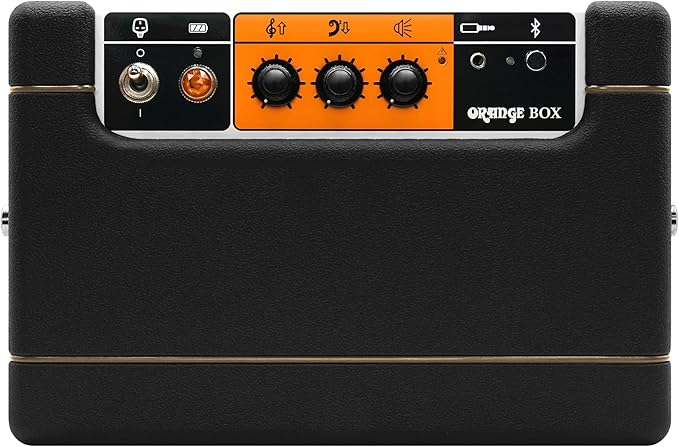 Orange Box - Portable Bluetooth Speaker Delivering Studio Audio Sound, 15M Range, 50W RMS Power, Long Battery Life, iOS & Android Connectivity - Great for Picnics, Festivals, BBQs and Holidays