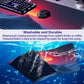 Mountain Peak Beautiful Scenery Game XXL Mouse Pad, Sunset Hill Extended Computer Decorative Table Pad with Stitched Edge Anti Slip Base Mouse Pad 35.4 x 15.7 x 0.12 Inches