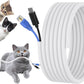 Cord Protectors from Pets No Chew, 3/8 inch 10ft Wire Protector Cord Covers for Pets, Flexible Cable Sleeve Cord Management for TV/Computer/Electric Wires/Phone Charging Cables, White