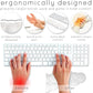 Qloud Cloud Wrist Rest Keyboard Wrist Rest for Computer Keyboard Pad, Cloud Keyboard Wrist Rest, Wrist Pad for Keyboard, Memory Foam, Non Slip Base, Comes with Mouse Pad - Dark Teal