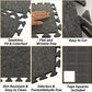 16 Pcs Sound Absorbing Interlocking Floor Mats, 11x 11 x 0.4 inches High Density Piano Carpet Drum Rug, Non-Slip Anti Vibration Soundproof Pads Acoustic Blankets for Music Studio