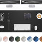 Leather Desk Pad Protector - 48" x 17" Non-Slip PU Leather Large Mouse Pad, Waterproof Desk Blotter Mat for Office and Home (Black)
