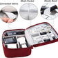 VOCUS Electronics Organizer Travel Cable Organizer Bag for Electronics Accessories, Portable Tech Carring Large Storage Case for Charger, Cord, Power Bank, Hardware