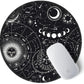 ITNRSIIET Round Mouse Pad with Stitched Edge Premium-Textured Waterproof Non-Slip Rubber Base Desktop Protection Mat Diameter 8.7 inches, Sky Spirit