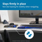 Kensington Duo Gel Mouse Pad with Wrist Rest, Ergonomic Wrist Support for Pain Relief, Comfortable Non-Skid Gel Pad for Computer, Laptop, Office & Home 9.6" x 7.6", Blue K62401AM