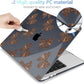 MEEgoodo Case for MacBook Pro 13 inch Case 2022 2021 2020 New A2338 M2/M1 A2251 A2289, Laptop Hard Shell with Keyboard & Camera Cover Compatible with 13 inch MacBook Pro, Leopard Print Bows