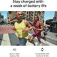 Fitbit Charge 6 Fitness Tracker with Google apps, Heart Rate on Exercise Equipment, 6-Months Premium Membership Included, GPS, Health Tools and More, Gold/Coral, One Size (S & L Bands Included)