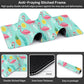 Pink Flamingo Desk Mat,Large Summer Flamingos Pineapples Tropical Leaves Gaming Keyboard Mouse Pad,Non-Slip Rubber Base Desk Pad Thick Stitched Edges Waterproof Mousepad Mouse Mat 31.5"x11.8"