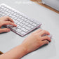PU Leather Desk Pad Protector - 48" x 17" Office Desk Mat, Non-Slip, Waterproof, Ivy White