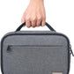 Lacdo Cord Organizer Travel, Cable Organizer Bag Case, Portable Electronics Organizer travel Case, 6 Layer Large Capacity Charging Cords Storage organizer for Cables, SD Card, Travel Essentials, Gray