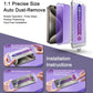 2 Pack Anti Blue Light Matte Screen Protector for iPhone 15 Pro Max, 9H Tempered Glass, Full Coverage, Anti-Fingerprint, Auto Dust-Elimination, No Bubble, Easy Installation