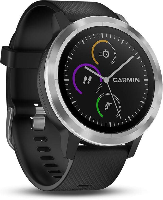 Smartwatch Garmin Vivoactive 3 1,2" GPS Waterproof 5 ATM Glonass Black Stainless Steel