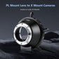 VILTROX PL-X Lens Adapter, Lens Converter Ring Camera Lens Mount Adapter Ring Compatible with PL Lens to Fuji X-Mount Cameras X-Pro1/X-Pro2/X-E1/X-E2/X-E2s/X-E3/X-H1/X-T1/X-T2/X-T3