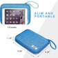 SELLYFELLY Travel Electronics Organizer Portable Cable Organizer Bag for Storage Electronic Accessories Case for Cord,Phone,Charger,Flash Drive (Sky Blue)