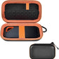 Hard Case Compatible with SanDisk Extreme PRO 500GB 1TB 2TB 4TB Portable External SSD. Carrying Travel Holder for Crucial X8 Solid State Drive (Box Only)-Orange Zipper
