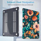 Mektron for MacBook Pro 13-inch Case 2022 2021 2020 Release A2338 M2 M1 A2289 A2251, Printed Plastic Hard Shell Cover for New MacBook Pro 13.3-inch Touch Bar Fits Touch ID，Abstract Florals