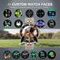 2025 DA GPT Smart Watch with Bluetooth Call,1.19-inch AMOLED Display, 24/7 Heart Rate, Blood Oxygen, Blood Pressure, Sleep Monitor, 107 Sports Fitness Tracker, Compatible Android and iOS Silver Gold