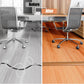 Floor Cord Cover Cavity 0.8"x0.37" Self Adhesive Cord Hider, 10FT Low Profile Cable Management, Extension Strip Protector for Wires, Prevent Cable Trips for Offices, Gyms, Exhibitions (Brown Wood)
