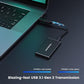 Vansuny 250GB Portable External SSD, USB 3.1 Gen2 430MB/s High-Speed Data Transfer, Metal USB C Mini Portable External Solid State Drive for PC, Laptop, Phones and More