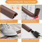 12ft Cord Cover Floor for Extension Cords, Self-Adhesive Floor Cable Cover to Protect Cables & Prevent Tripping, PVC Cord Hider Protector, Internal Wire Management Channel Diameter: 0.39", Brown