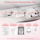 Phomemo Portable Printers Wireless for Travel Upgraded,M834 Bluetooth Thermal Printer 8.5" x 11"& A4 Size,Inkless Mobile Printer with Carry Case for Travel,Office,School,Car,Home,Pink