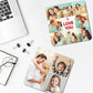 Custom Mouse Pad, Personalized Mouse Pad with Photo & Text, Neoprene Mouse Mat for Laptop Computer Office Desk, Mousepad Small with Anti-Slip Rubber Base