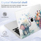 Case for MacBook Pro 13 inch with/Without Touch Bar (2016-2022, M2 A2338 M1 A2289 A2251 A2159 A1989 A1706 A1708), Hard Shell + Keyboard Cover + Dust Plug - Elephant & Giraffe