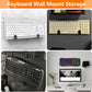 4 PCS Keyboard Wall Mount Storage,Keyboard Wall Holder,Keyboard Wall Rack, Metal Keyboard Wall Hanger with Adhesive & Screw in,for Gaming Mechanical Keyboards, for Devices Thickness < 3cm