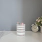 Metal Mesh Pen Pencil Cup Holder Stand Office Desk Organizer Stationery Caddy Makeup Brush Holder, White (Large)