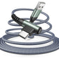 16.5FT USB C Fast Charging Cable 3.1A Fast Charge, Right Angle AINOPE USB C Charging Cable, Durable Nylon Braided USB Type C Cable Compatible Galaxy S20 S10 S9 S8 Plus,V30,V20,G6?Samsung Fast Charger