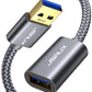 JSAUX USB 3.0 Extension Cable 10FT, USB A Male to Female Extension Cord Durable Braided Material Fast Data Transfer Compatible with USB Keyboard, Flash Drive, Hard Drive, PlayStation, Xbox, Oculus VR