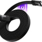 Statik MagStack USB C to USB C Cable, Magnetic Anti Tangle Flat Type C Charger Fast Charging Cord, Magnetic Charging Cable, Compatible with iPhone 16 Pro Max, 15, Galaxy S24 Ultra, 100W 3FT/1M
