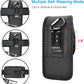 for Samsung Galaxy S25 Ultra S24 S23 S22 S21 S20 FE S10 S9 A03S A20 A50 A51 A16 A15 A14 A10e Holster Nylon Cell Phone Pouch Belt Holder Carrying Case with Clip,Black