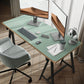 YSAGi Leather Desk Protector, Office Mat, Large Mouse Mat, Non-Slip PU Leather Blotter, Laptop Desk Pad, Waterproof Writing Pad for Office and Home (Pale Green, 47.2" x 23.6")