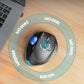 Wireless Trackball Mouse, Ergonomic Bluetooth Rechargeable Computer Mouse, Backlit Rollerball Thumb Laptop mice with 5 Level DPI, Adjustable Angle, 3 Devices Connection for PC, Windows - Blue Ball