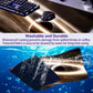 Extra Large Space Earth Table Mat, Dirt Resistant Creative Milky Way Table Mat, Computer Keyboard Mat, Minimalist Home Mouse Mat, 35.4 x 15.7 x 0.12 Inch Waterproof Mouse Mat