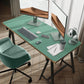 YSAGi Leather Desk Protector, Office Mat, Large Mouse Mat, Non-Slip PU Leather Blotter, Laptop Desk Pad, Waterproof Writing Pad for Office and Home (Green-Blue, 47.2" x 23.6")