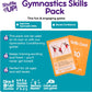 Shuffle Up Gymnastics Games Skills Pack - Family Games with 22 New Fun & Active Skills Cards for Kids, Gymnastics Equipment for Kids, Gymnastics Gifts for Girls & Boys