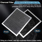 97007696 Charcoal Filter Replacement for Range Hood 41F Grease Filter 6105c 8-3/4" x 10-1/2" Aluminum Mesh Charcoal Carbon Filter Compatible with Most Brand Stove Vents -3 PACKS by Fetechmate