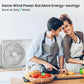 AMACOOL Table Fan, 12 inch Box Fan with 3 Adjustable Speeds & 8HRS Timer, Adjustable Angle Quiet Air Circulator, Desktop Fan for Bedroom Bathroom Kitchen Office, AC Adapter Included (Grey)