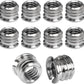 1/4"-20 Female to 3/8"-16 Male Tripod Thread Adapter LUORNG 10PCS Standard Screw Adapter Reducer Bushing Converter for DSLR Camera Camcorder Monopod Stand, 3/8 to 1/4 Tripod