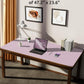 YSAGi Leather Desk Pad Protector, Office Desk Mat, Large Mouse Pad, Non-Slip PU Leather Desk Blotter, Laptop Desk Pad, Waterproof Desk Writing Pad for Office and Home(Grayish Lavender, 47.2" x 23.6")