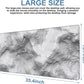 Large Mouse Pad Wave Lines Gaming Desk Pad Computer Keyboard Non-Slip Waterproof Mouse Mat with Rubber Base and Stitched Edges Entertainment Office Writing Desk Mat 35.4 x 15.7 Inches