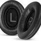 Aurivor Replacement Ear-Pads Cushions for Bose QuietComfort 45 35 35ii (QC-45 QC-35 QC-35 ii), Genuine Lambskin Ear Covers Compatible with QuietComfort SE (QC SE)/ New QuietComfort Headphones (Black)