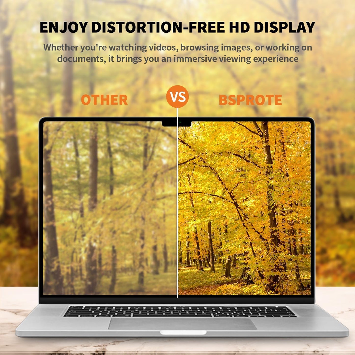 Privacy Screen for MacBook Pro 16 Inch (2021-2024, M1, M2, M3, M4), Removable Anti-Spy Filter for Mac Pro 16.2", Eye Protection HD Anti-Scratch
