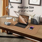 YSAGi Leather Desk Protector, Office Mat, Large Mouse Mat, Non-Slip PU Leather Blotter, Laptop Desk Mat, Waterproof Writing Pad for Office and Home (Khaki, 31.5" x 15.8")