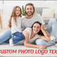 Custom Mouse Pad, Personalized Mouse Pad with Photo & Text, Neoprene Mouse Mat for Laptop Computer Office Desk, Mousepad Small with Anti-Slip Rubber Base