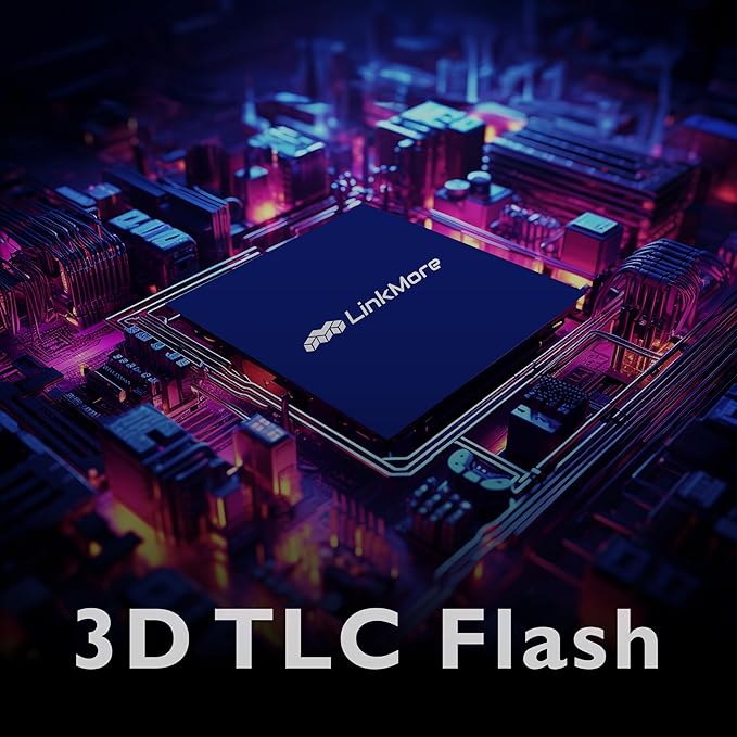 LinkMore XE200 1TB PCIe Gen3 NVMe M.2 2280 Internal Solid State Drive, Gen3.0X4 Read Speed Up to 2500MB/s for Latop and PC