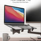 Laptop Tray for Monitor Arm - VESA Mount 100x100mm, Laptops up to 17.3in & 28.6lbs - Notebook Tray Office Desk Accessories - Black
