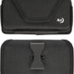 Nite Ize Clip Case Hardshell Universal Rugged Holster - Holster for Men's & Women's Belts - Utility Belt Pouch - Phone Accessories - Cell Phone Pouch - X-Large, Black